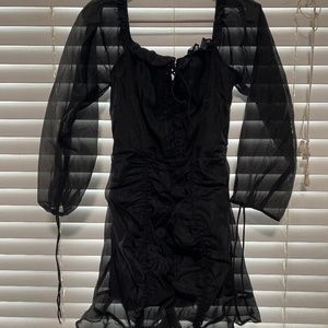Black gothic dress